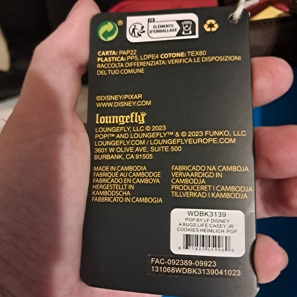 Loungefly Limited Edition SDCC Disney Casey Jr. A Bug’s Life WITH FUNKO - Picture 2 of 7